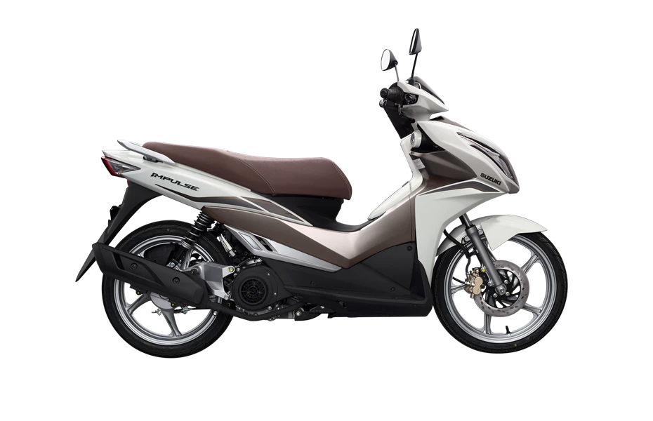 Suzuki Impulse Trắng Nâu Bạc