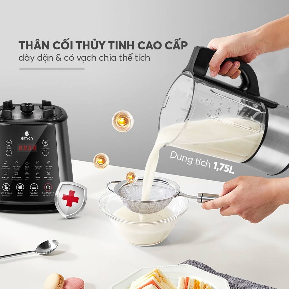 Hướng dẫn cách dùng máy làm sữa hạt cho người mới