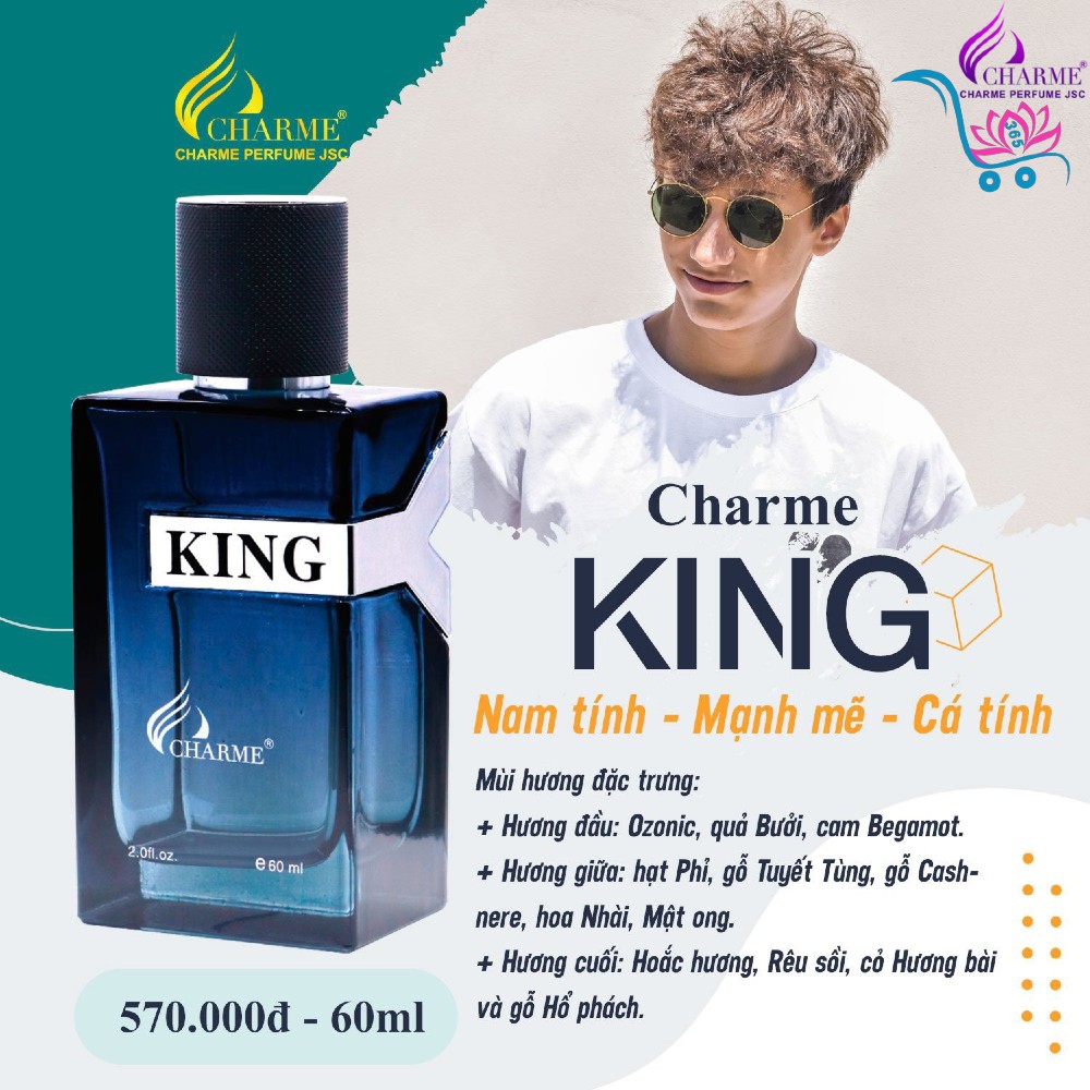 Nước Hoa Charme King 60ml Nam Chính Hãng