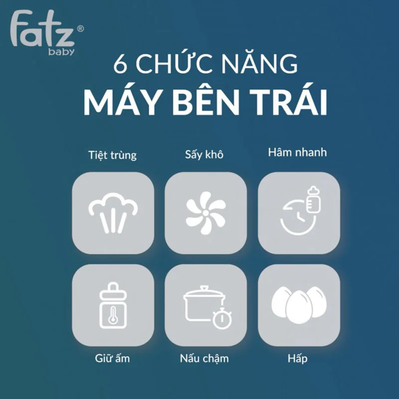 Máy tiệt trùng sấy khô đa năng Fatz Baby Multimax 3 FB9322SJ