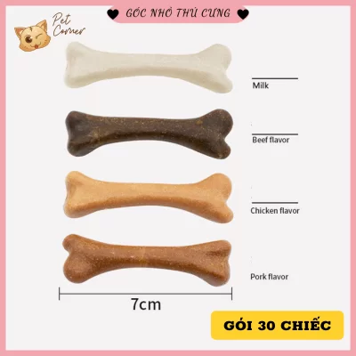 Xương gặm cho chó Yaho làm sạch răng, thơm miệng (Gói 30 chiếc) - Pet Corner