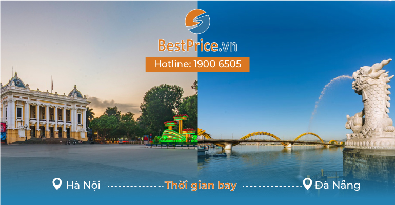 Thời gian bay từ Hà Nội đi Đà Nẵng mất bao lâu?