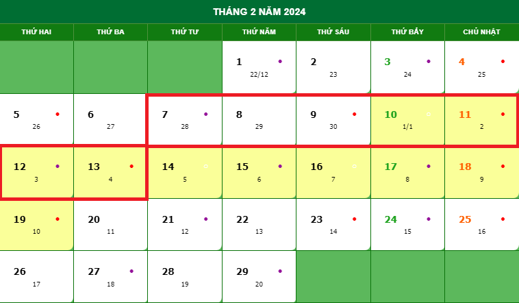 Tết Âm lịch 2024 là ngày mấy dương lịch? Còn mấy ngày nữa đến Tết Âm lịch 2024?