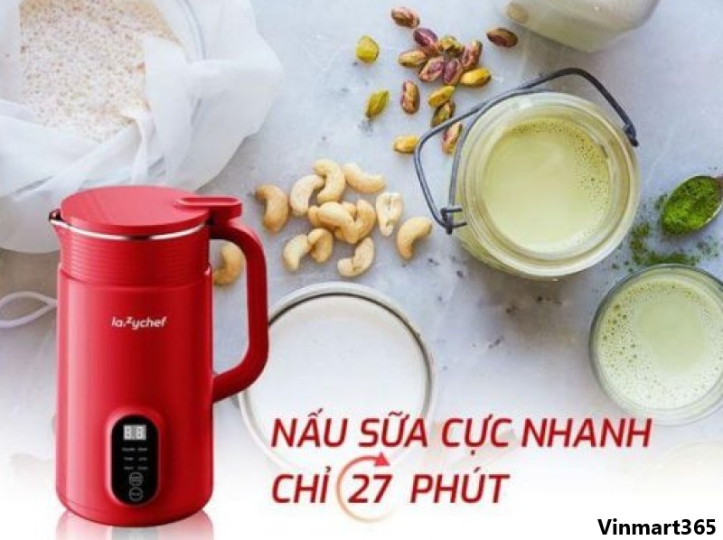 Cách Nấu Sữa Hạt Bằng Máy Xay Sữa Hạt Lazychef