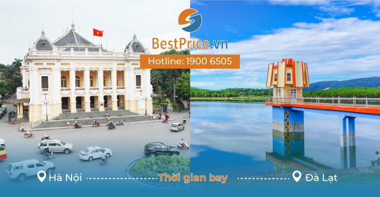 Thời gian bay từ Hà Nội đến Đà Lạt mất bao lâu?