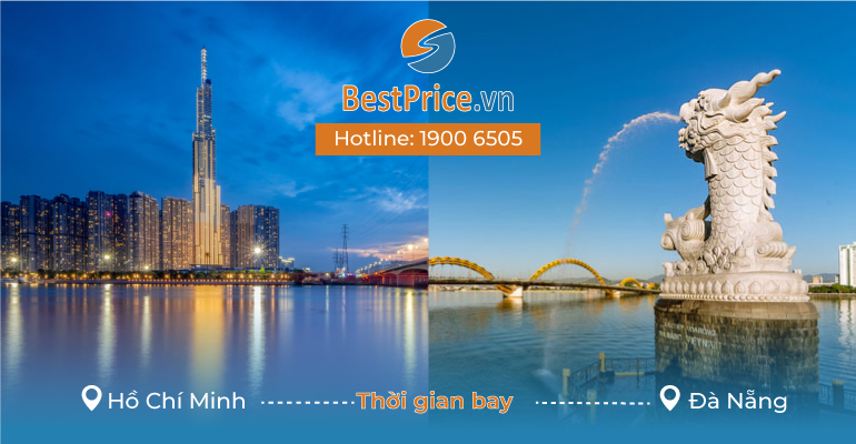 Thời gian bay từ Hồ Chí Minh đến Đà Nẵng mất bao lâu?