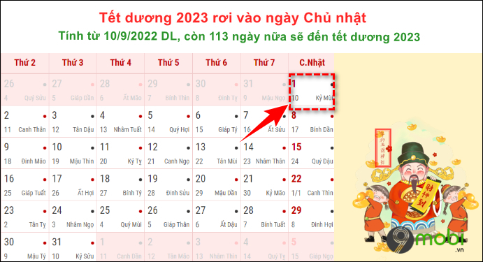 Bao nhiêu ngày nữa là đến Tết ta 2023?