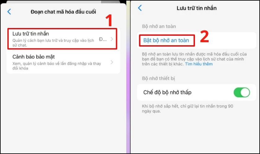 Cách tắt mã hoá đầu cuối trên Messenger chỉ trong 3s