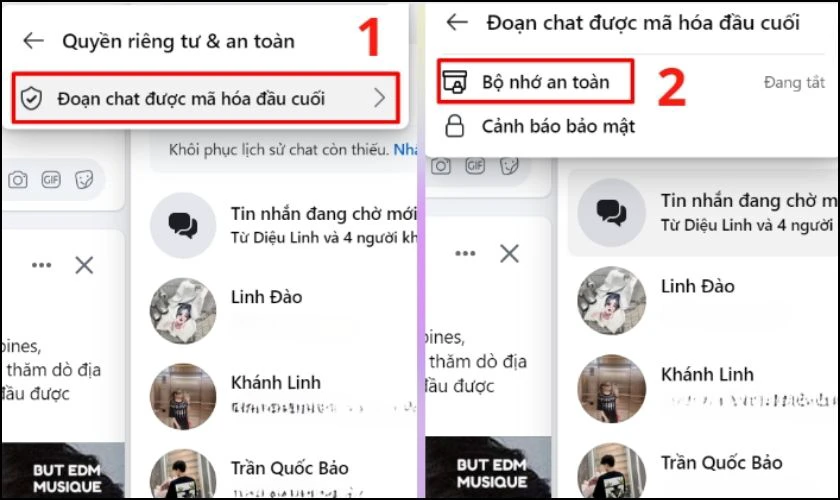 Cách tắt mã hoá đầu cuối trên Messenger chỉ trong 3s