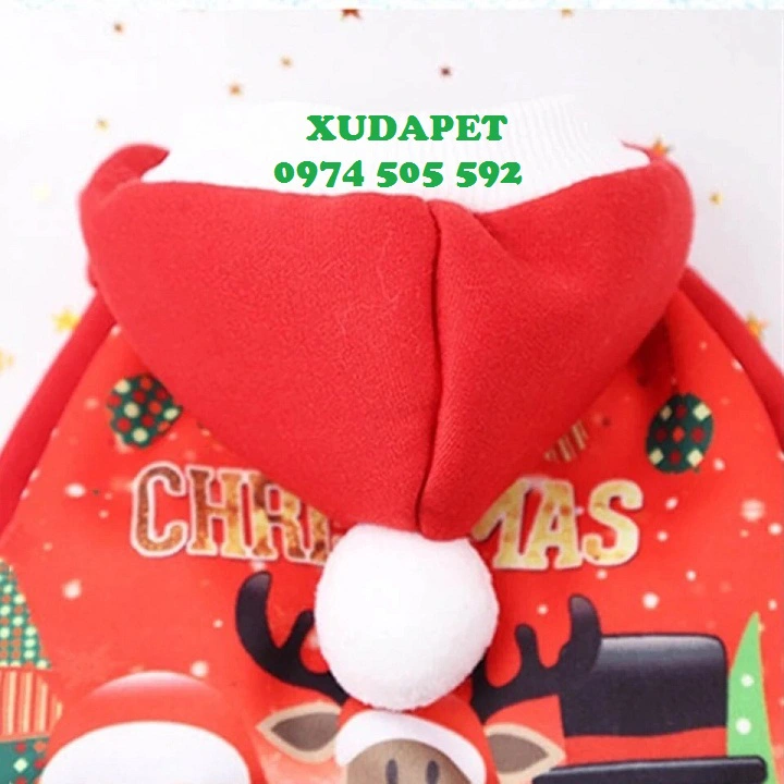 ÁO NOEL CHO CHÓ MÈO HÌNH CHIBI CÓ 4 CHÂN MỪNG GIÁNG SINH - SP000166 | Xudapet - Love your pets