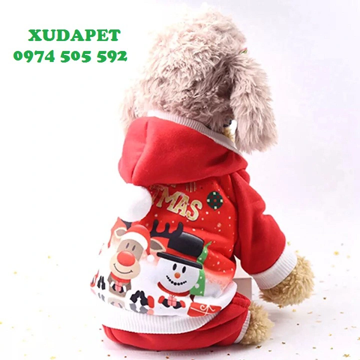 ÁO NOEL CHO CHÓ MÈO HÌNH CHIBI CÓ 4 CHÂN MỪNG GIÁNG SINH - SP000166 | Xudapet - Love your pets