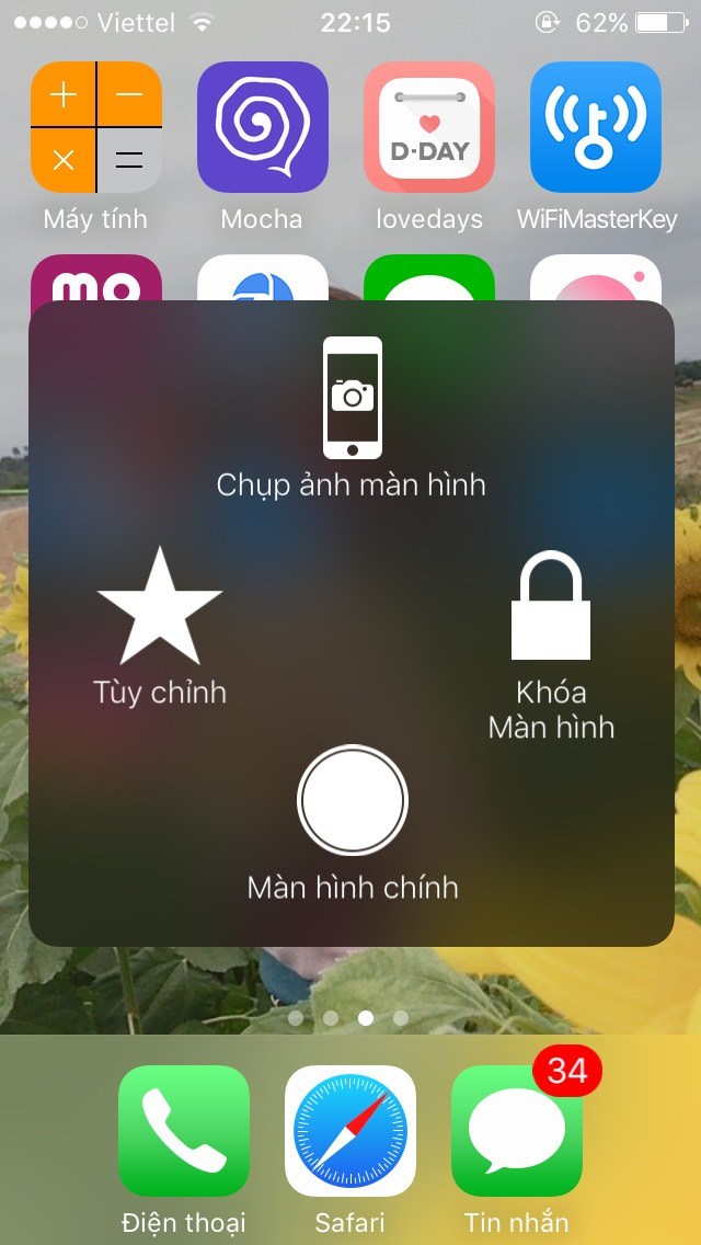 Hướng dẫn cách mở nút home ảo trên iPhone vô cùng đơn giản