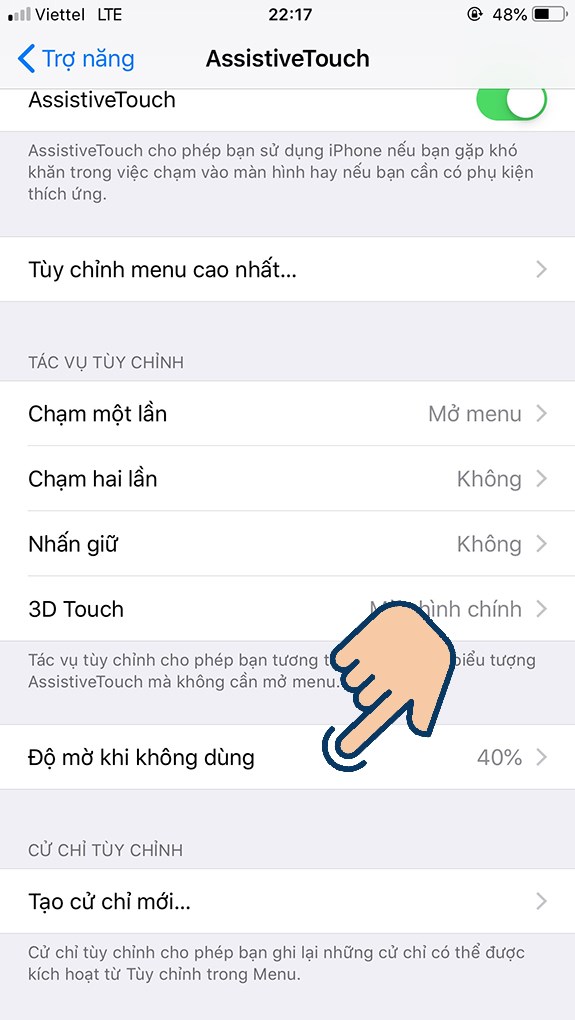 Hướng dẫn cách mở nút home ảo trên iPhone vô cùng đơn giản