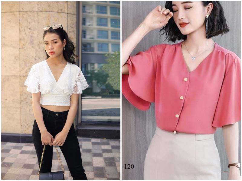 30 mẫu áo kiểu nữ đẹp giúp nàng phối đồ chuẩn fashionista