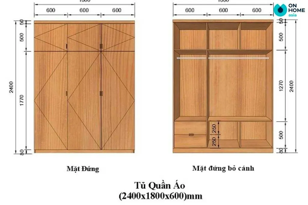 Top 39 mẫu tủ quần áo đẹp và tiện lợi nhìn là muốn sở hữu