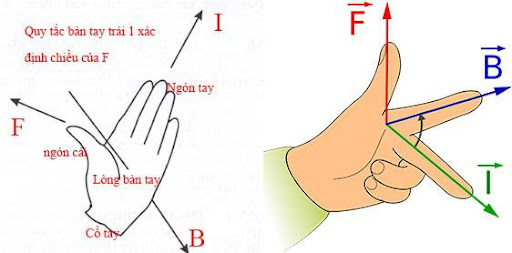 Kiến thức quy tắc bàn tay trái, quy tắc bàn tay phải cần nhớ