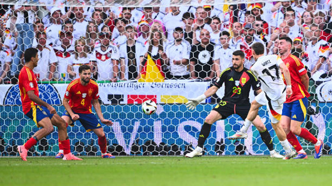 Kết quả Tây Ban Nha 2-1 Đức: La Roja nghẹt thở vào bán kết