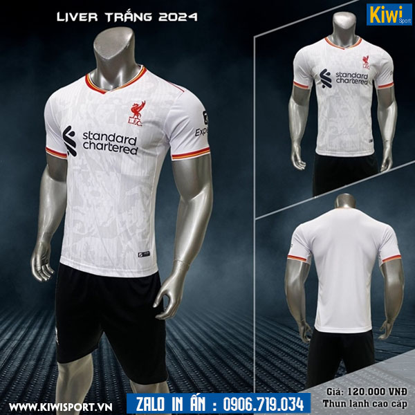 Áo Liverpool - áo đá bóng Liver 2024 mới nhất KiwiSport