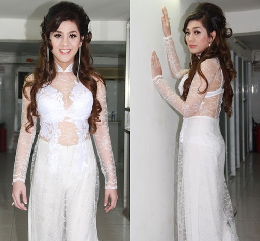 30 mẫu áo dài phi bóng lộ mu show hàng to hot nhất