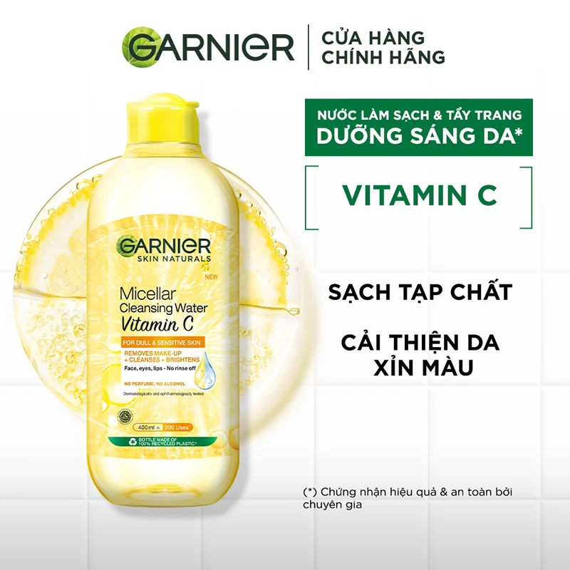 Nước Tẩy Trang Làm Sạch Sâu Garnier Micellar Cleansing Water