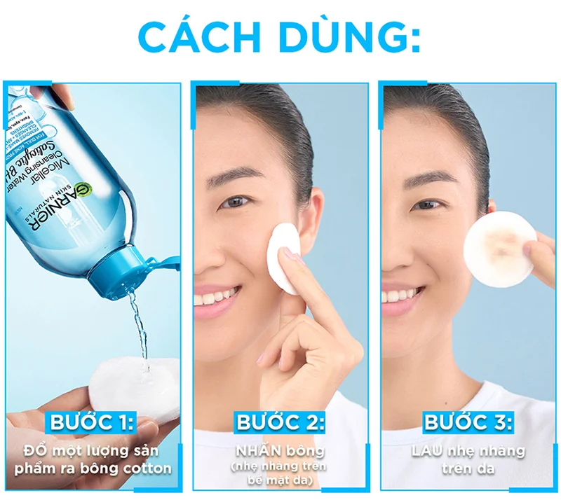 Nước Tẩy Trang Làm Sạch Sâu Garnier Micellar Cleansing Water