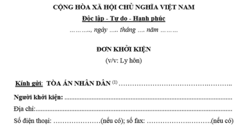 Tổng hợp mẫu đơn ly hôn mới nhất năm 2024 và hướng dẫn cách viết