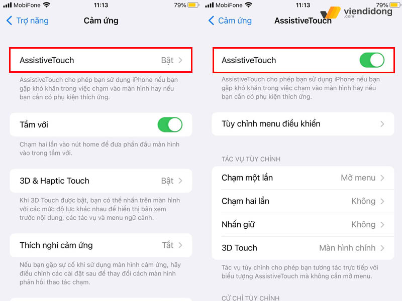 Hướng dẫn cách bật và tắt nút Home ảo trên điện thoại iPhone, Android từ A-Z