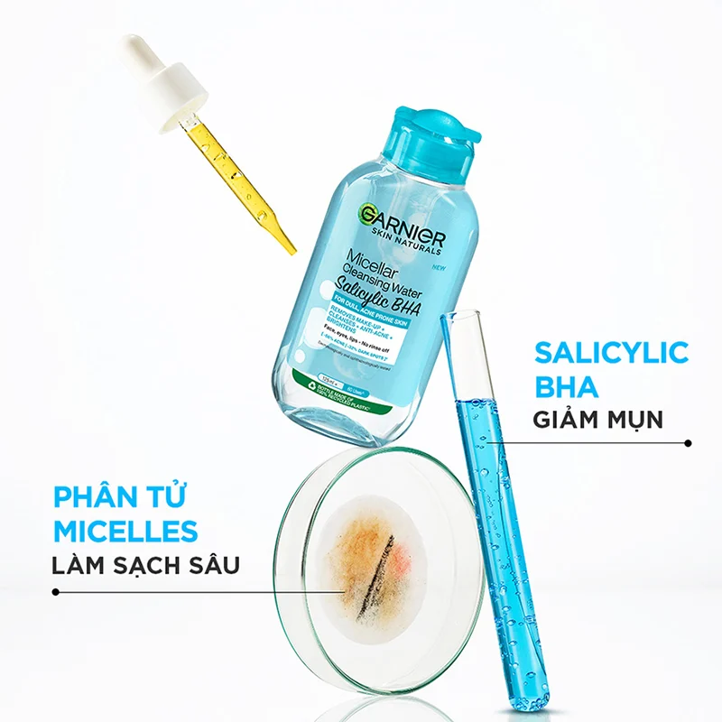 Nước Tẩy Trang Làm Sạch Sâu Garnier Micellar Cleansing Water