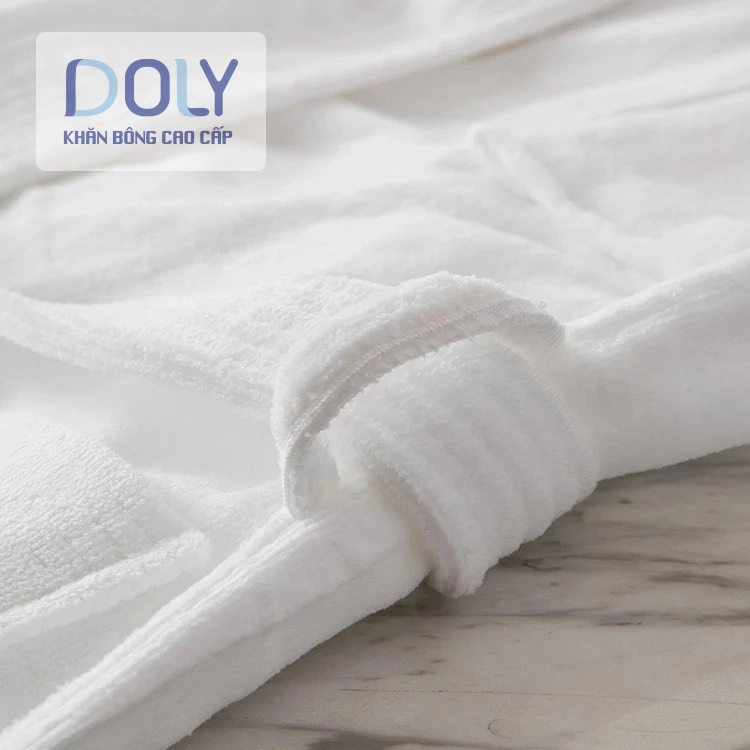 Áo Choàng Tắm Bông, Áo Choàng Bông, Áo Choàng Tắm 100% Cotton Khăn Bông Cao Cấp DOLY