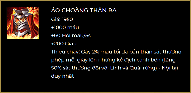 Tổng hợp tất cả trang bị và công dụng trong Liên Quân Mobile mùa 23