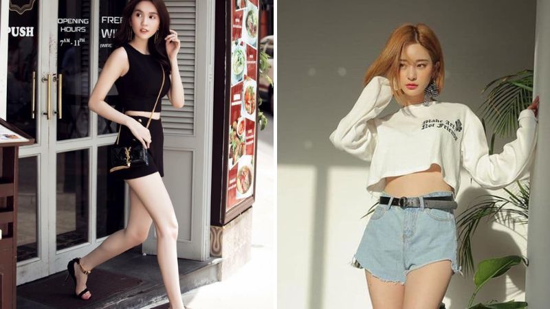 9 mẫu áo croptop kiểu Hàn Quốc hot trend 2023