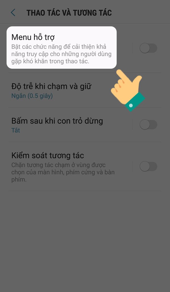 Hướng dẫn bật nút Home ảo cho điện thoại Samsung vô cùng đơn giản