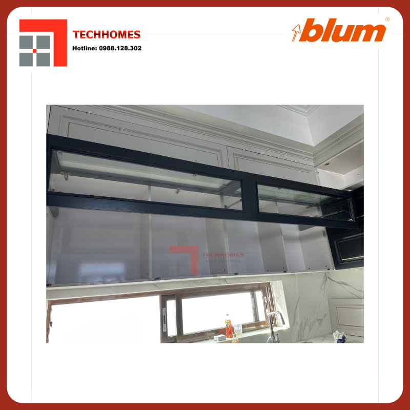 TAY NÂNG BLUM HF25 trọn bộ tay nâng Blum f25 nhập khẩu chính hãng Áo