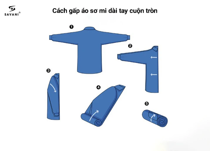 10+ cách gấp áo sơ mi cực đơn giản - nhanh gọn