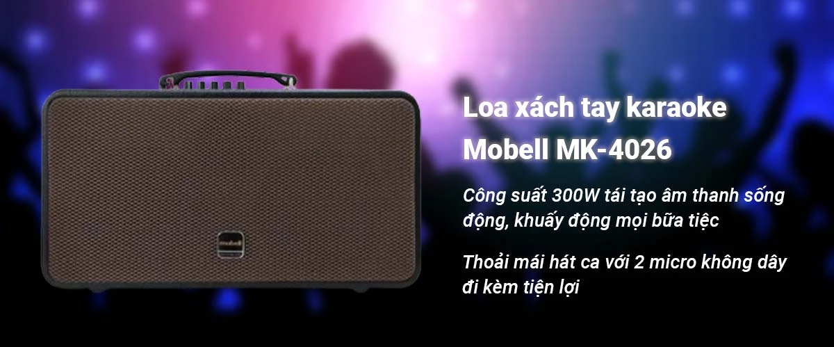 Loa Xách Tay Karaoke Mobell MK-4026