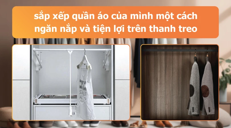 Kệ treo quần áo, thanh treo quần áo