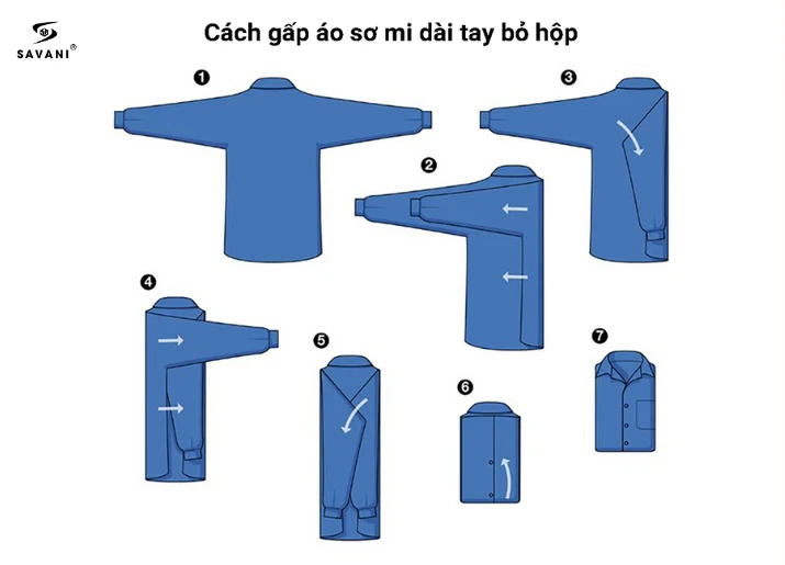 10+ cách gấp áo sơ mi cực đơn giản - nhanh gọn