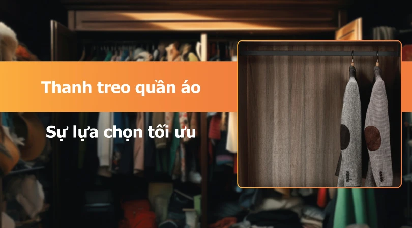 Kệ treo quần áo, thanh treo quần áo