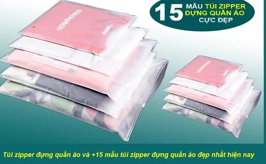 Túi zip đựng quần áo - Lựa chọn tiện lợi cho quần áo của bạn