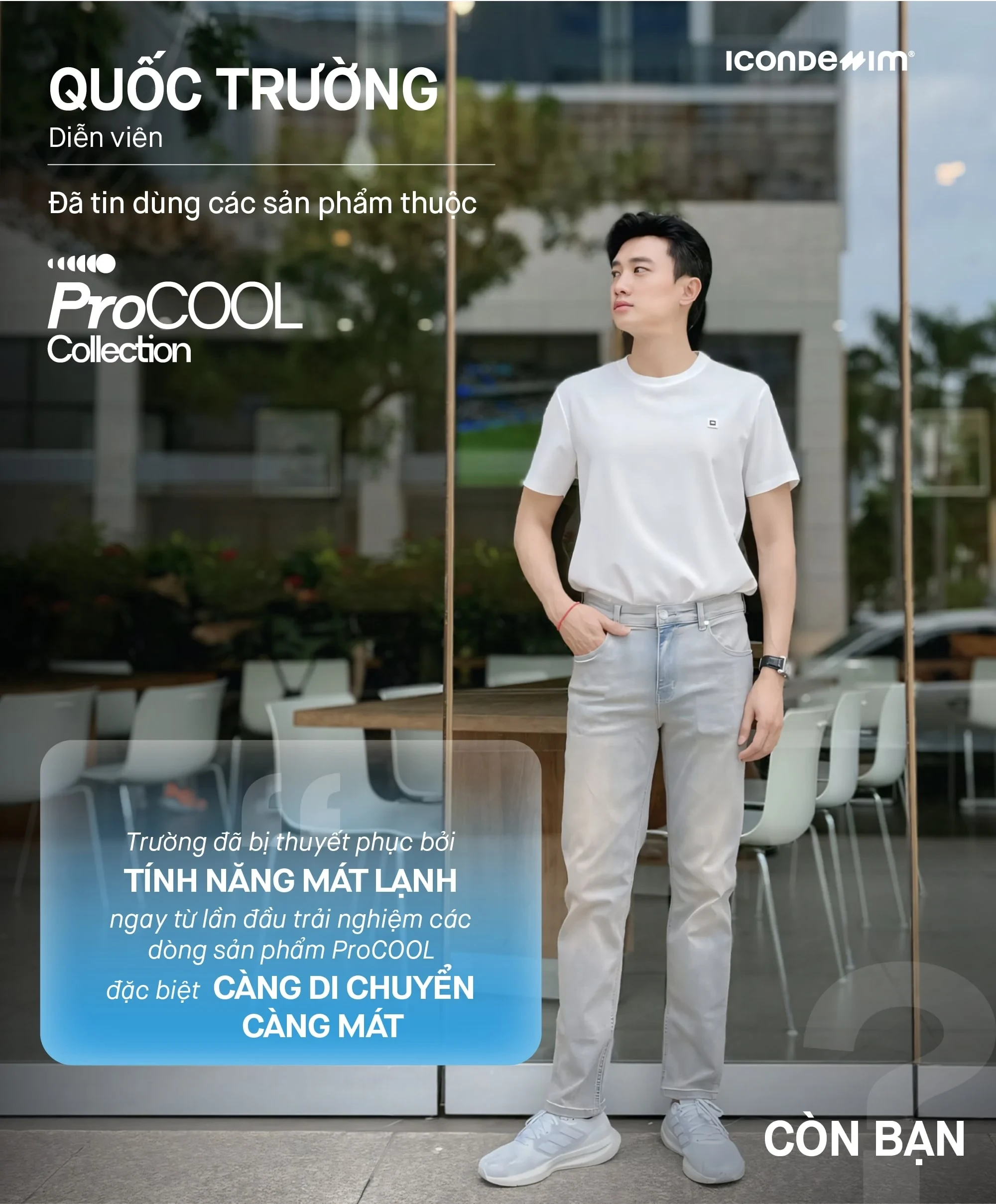 Áo Polo Nam Trơn ProCOOL Seam Sealing Form Slim