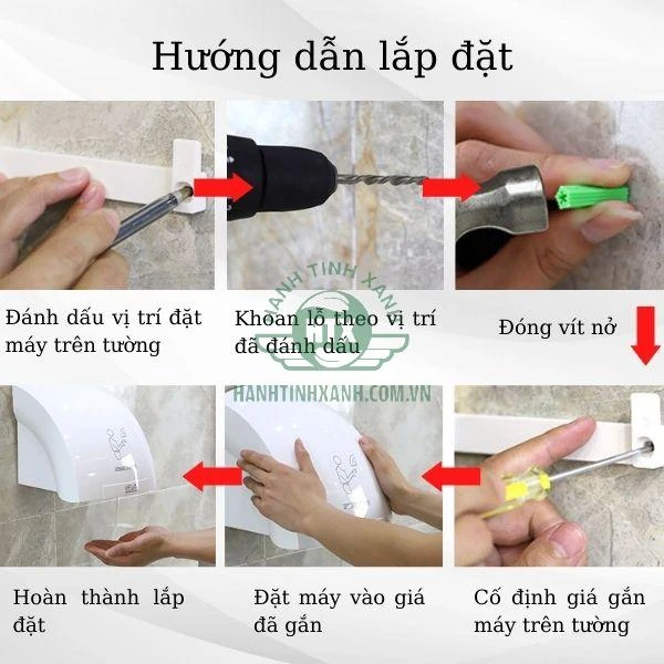 Máy sấy khô tay cảm ứng