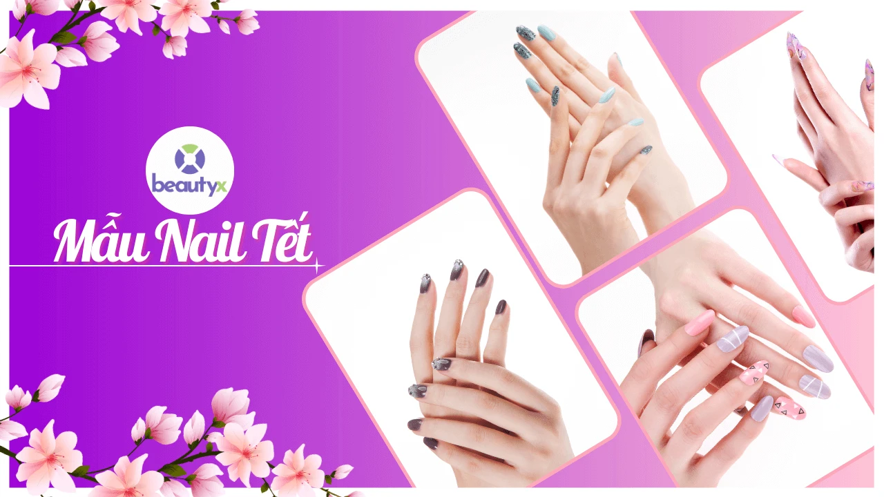 111+ Mẫu Nail Tết cực đẹp cho nàng đón xuân 2024