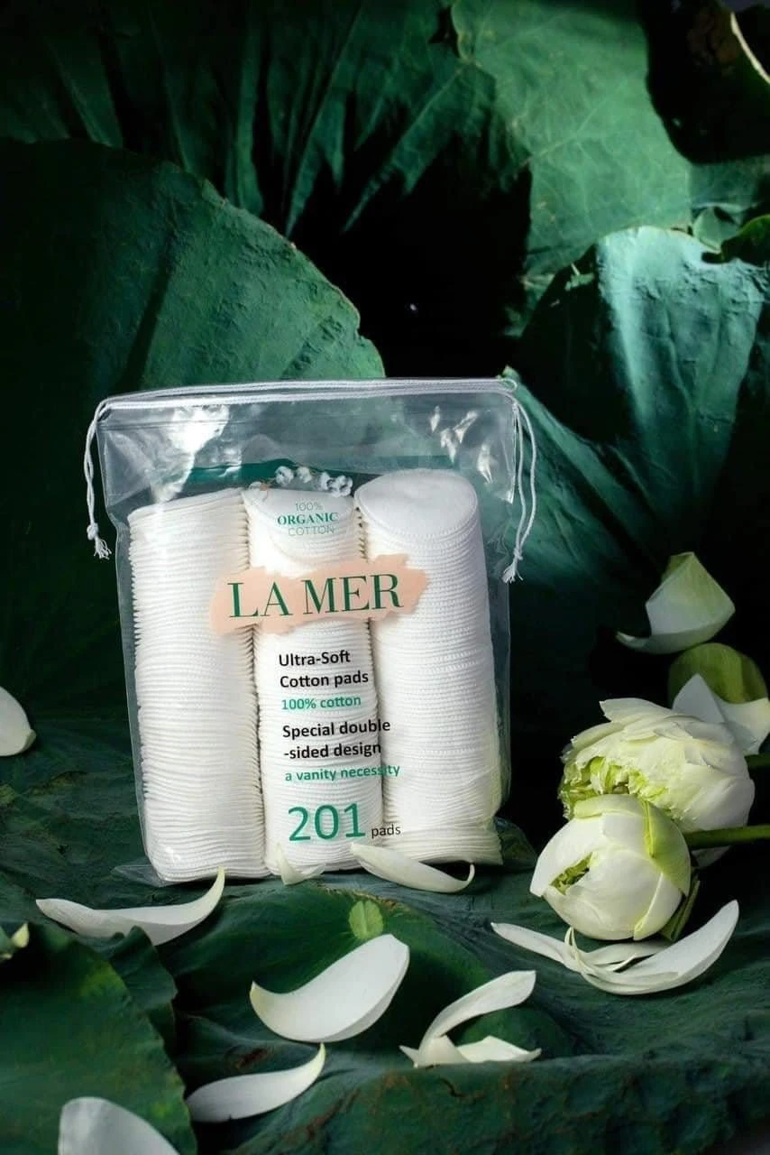 Bông tẩy trang Lamer 201 miếngBông tẩy trang Lamer 201 miếng - Unikary Cosmetics