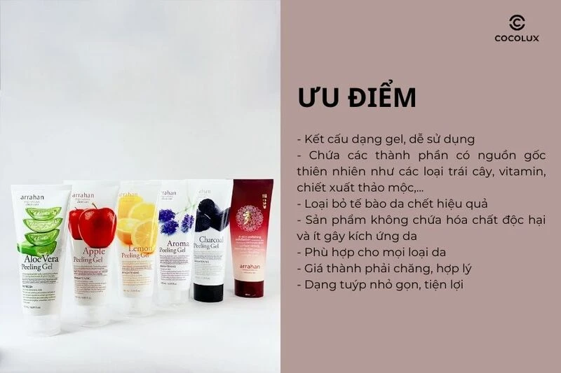 Review tẩy tế bào chết Arrahan Peeling Gel