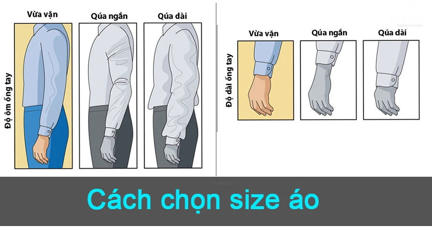 Hướng dẫn chọn size áo chuẩn nhất cho dáng người nam và nữ