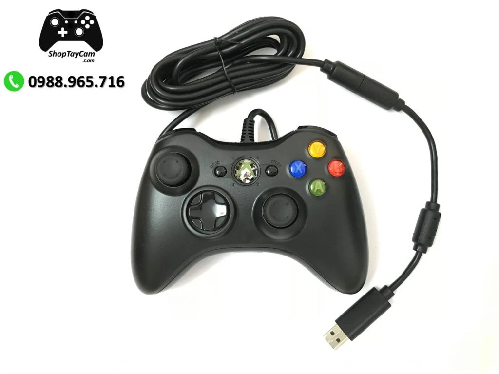 Tay Cầm Xbox 360 Có Dây Chĩnh Hãng Chơi Game Tối Ưu Cho PC / FO3 / FO4 | TOP BÁN CHẠY