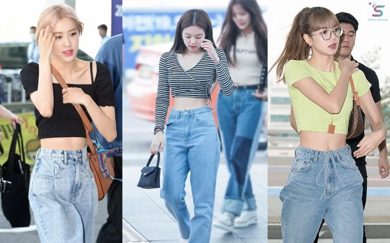 6 cách phối đồ với áo croptop rộng