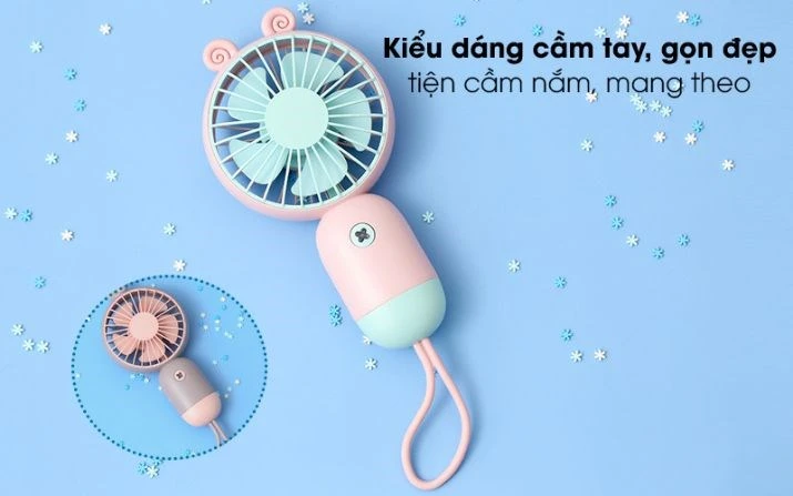 TOP 10 quạt cầm tay mini cực xinh xắn, đáng mua tại Thế Giới Di Động - Thegioididong.com