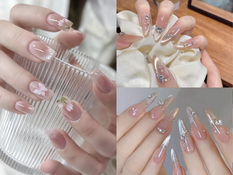 Top 30+ mẫu nail cô dâu tinh tế, thanh lịch giúp nàng nổi bật trong ngày đặc biệt