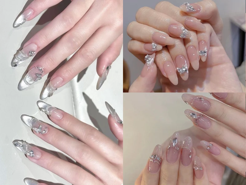 Top 30+ mẫu nail cô dâu tinh tế, thanh lịch giúp nàng nổi bật trong ngày đặc biệt